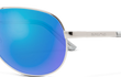AVIATOR - SILVER | BLUE MIRROR - POLARIZED