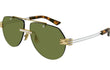 BV1342S-003 - SILVER | GREEN | NON POLARIZED