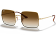 SQUARE - GOLD | GRADIENT BROWN | NON-POLARIZED
