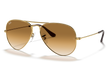 AVIATOR SMALL - GOLD | GRADIENT BROWN | NON-POLARIZED