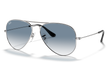 AVIATOR MEDIUM - SILVER | GRADIENT BLUE | NON-POLARIZED