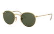 ROUND LARGE | FLAT LENS - GOLD | GREEN