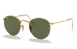 ROUND MEDIUM | FLAT LENS - GOLD | GREEN | NON-POLARIZED
