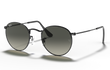 ROUND MEDIUM | FLAT LENS - BLACK | GRADIENT GREY | NON-POLARIZED