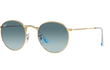 ROUND MEDIUM - GOLD | GRADIENT BLUE