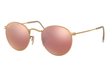 ROUND MEDIUM - MATTE GOLD | PINK MIRROR