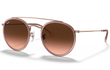 ROUND DOUBLE BRIDGE - COPPER | GRADIENT BROWN | PINK | NON-POLARIZED