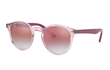 JUNIOR 9064S - TRANSPARENT PINK | GRADIENT RED MIRROR