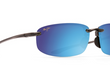 HO'OKIPA READER - TRANSLUCENT SMOKE GREY | BLUE HAWAII - POLARIZED