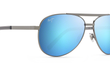 SEACLIFF - GUNMETAL | BLUE HAWAII - POLARIZED