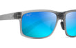 POKOWAI ARCH - TRANSLUCENT MATTE GREY | BLUE HAWAII | POLARIZED