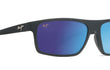 BYRON BAY - MATTE BLACK RUBBER | BLUE HAWAII | POLARIZED