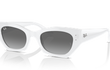 ZENA MEDIUM - WHITE | GRADIENT GREY | NON-POLARIZED