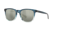 SHINY DEEP TEAL FADE | GREY SILVER MIRROR 580 GLASS - POLARIZED