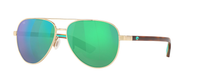 BRUSHED GOLD | GREEN MIRROR 580 GLASS - POLARIZED