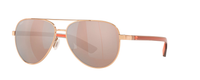 SHINY ROSE GOLD | COPPER SILVER MIRROR 580 GLASS - POLARIZED