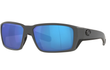 FANTAIL PRO - MATTE GREY | BLUE MIRROR 580 GLASS - POLARIZED