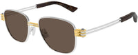 SILVER | BROWN | NON POLARIZED