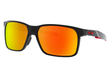 PORTAL X - POLISHED BLACK | PRIZM RUBY - POLARIZED