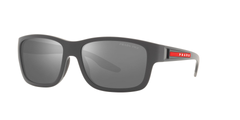 GREY RUBBER | DARK SILVER MIRROR - POLARIZED