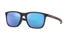 GREY TRANSPARENT RUBBER | LIGHT GREEN MIRROR | BLUE