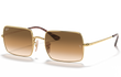 RECTANGLE - GOLD | GRADIENT BROWN | NON-POLARIZED