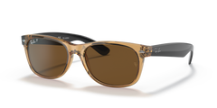 TRANSPARENT HONEY FRONT | BLACK TEMPLES | BROWN | POLARIZED