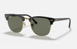 CLUBMASTER LARGE - BLACK | GOLD | GREEN | POLARIZED