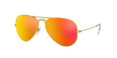 MATTE GOLD | ORANGE MIRROR - POLARIZED