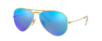 MATTE GOLD | BLUE MIRROR - POLARIZED