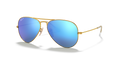 MATTE GOLD | BLUE MIRROR | POLARIZED