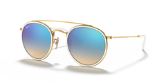 GOLD | GRADIENT BLUE MIRROR | NON-POLARIZED
