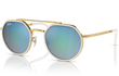 3765 - GOLD | GRADIENT BLUE MIRROR | NON-POLARIZED