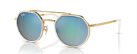 GOLD | GRADIENT BLUE MIRROR | NON-POLARIZED