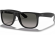 JUSTIN MEDIUM - RUBBER BLACK | GRADIENT GREY | NON-POLARIZED
