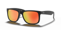 RUBBER BLACK | ORANGE MIRROR | NON-POLARIZED