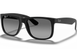 JUSTIN MEDIUM - RUBBER BLACK | GRADIENT GREY | POLARIZED