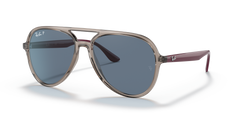 TRANSPARENT GREY | PURPLE TEMPLES | DARK BLUE | POLARIZED