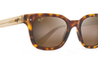 SHORE BREAK - MATTE TORTOISE | MATTE TRANSLUCENT TAN TEMPLES | HCL BRONZE - POLARIZED