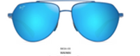 MATTE TRANSPARENT BLUE | BLUE HAWAII | POLARIZED