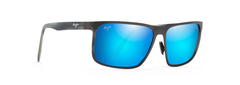 BRUSHED DARK GUNMETAL | BLUE HAWAII - POLARIZED