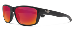 MATTE BLACK | RED MIRROR - POLARIZED