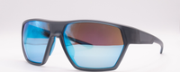 MATTE CLEAR GREY | ICE BLUE MIRROR - POLARIZED