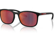 1BO08F - MATTE BLACK | DARK GREY MIRROR BLUE/RED | NON POLARIZED