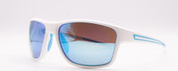 MATTE WHITE | ICE BLUE MIRROR - POLARIZED