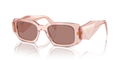 TRANSPARENT PEACH | LIGHT BROWN | NON-POLARIZED